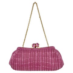 Jada Loveless Pink Alligator Handbag