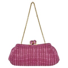 Jada Loveless Pink Alligator Handbag
