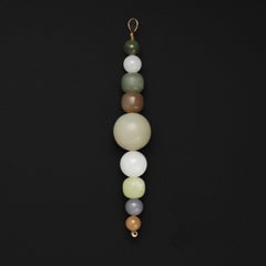 Jade & 22k Gold Pendant Certified Untreated
