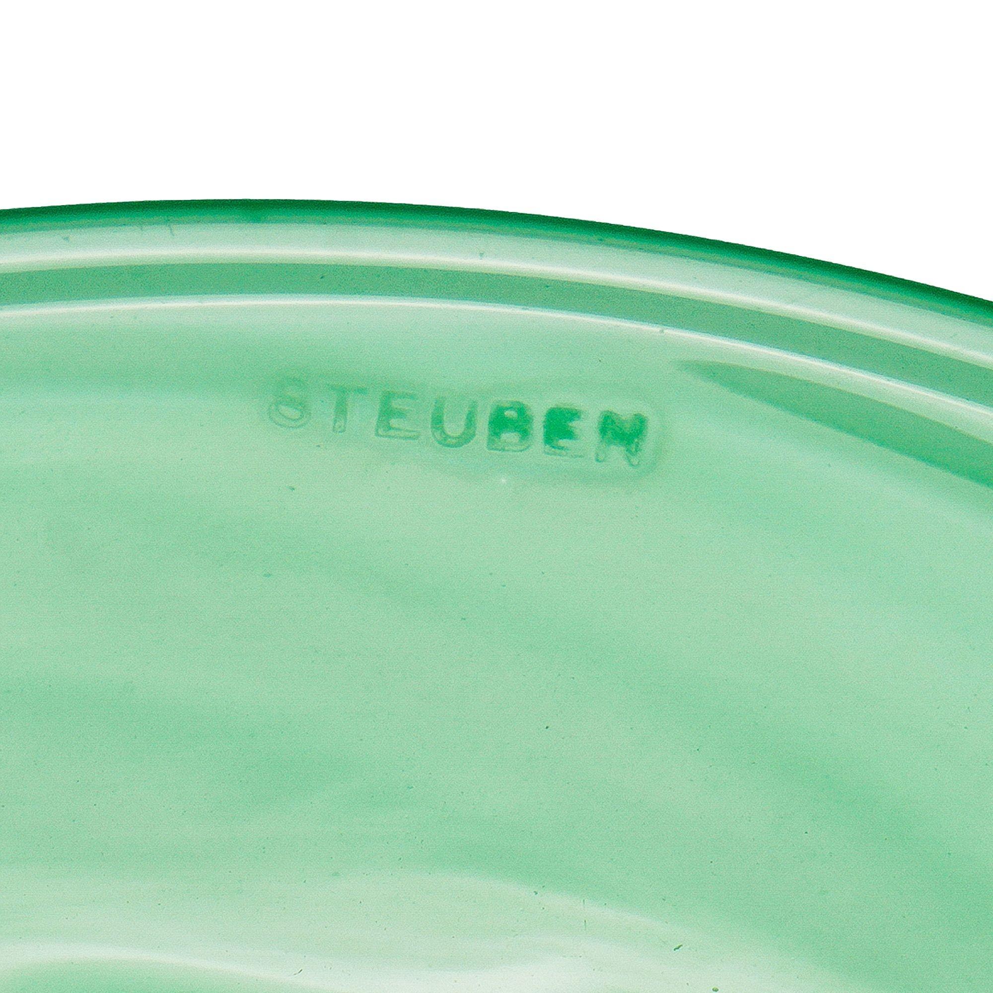 Kerzenständer aus Jade- und Alabasterglas von Steuben, 1900er Jahre im Angebot 3
