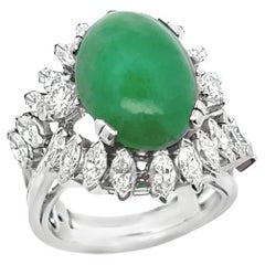 Jade and Diamond Ring