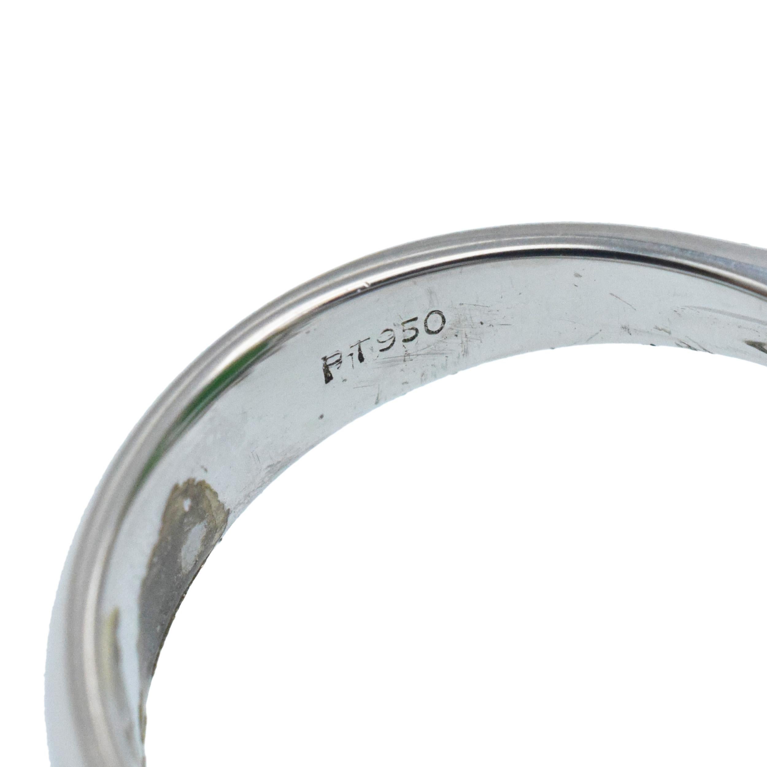 Anello di giada e diamanti  Platino in vendita 4