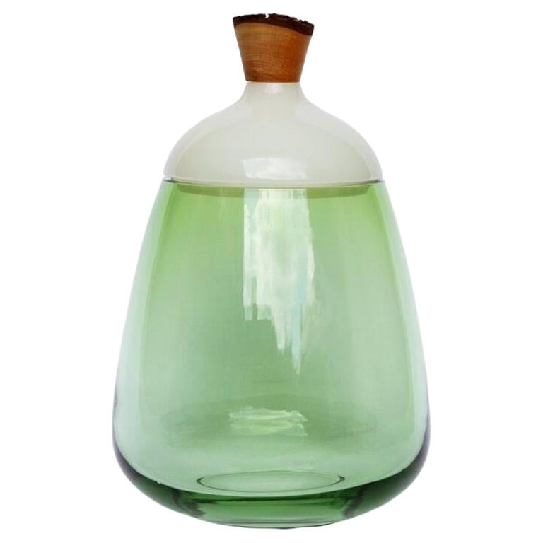 Jade and Marble Terra Stacking Vessel, Pia Wüstenberg For Sale
