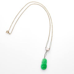 Jade and Opal Necklace Edwardian Era