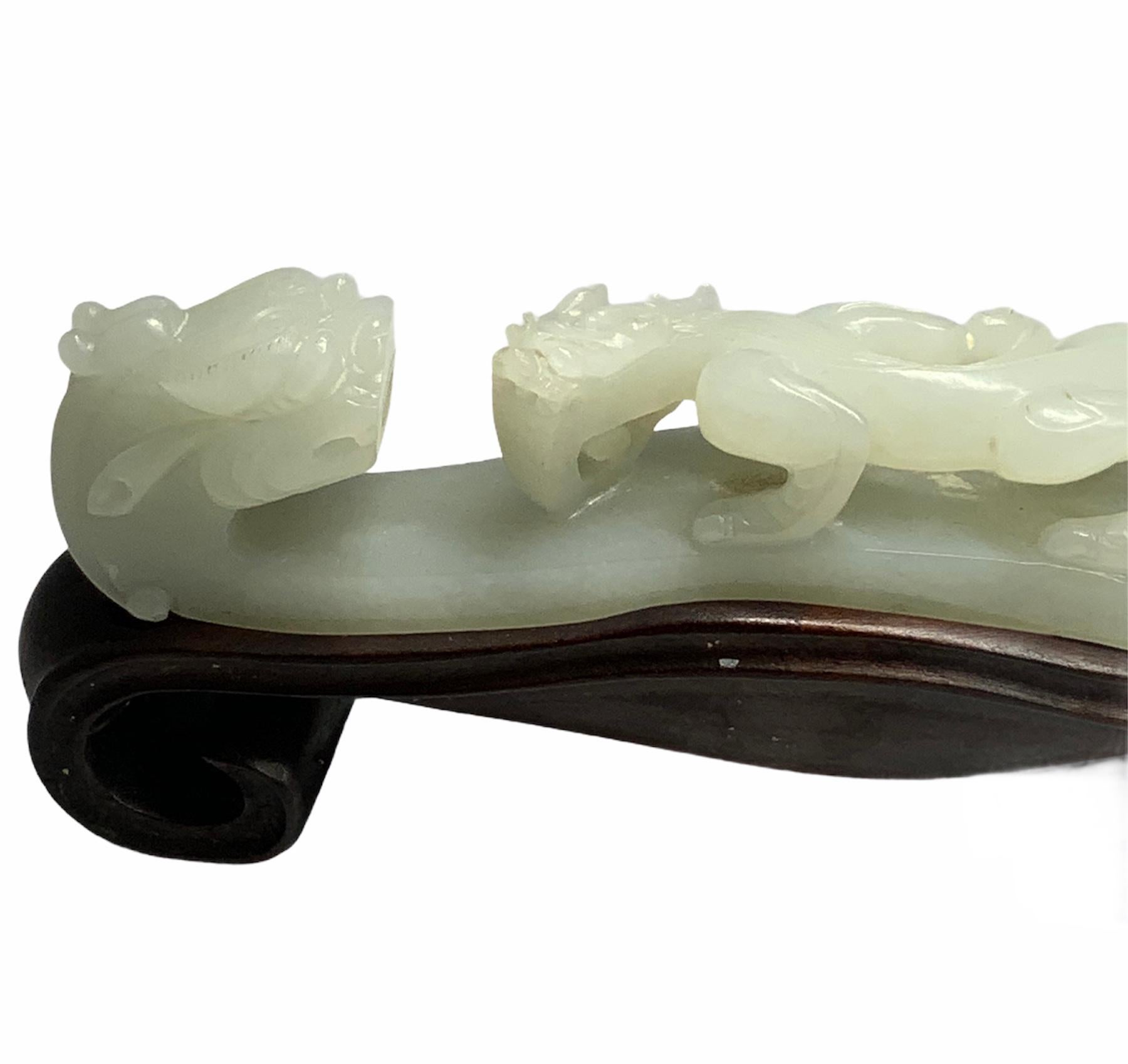 Chinese Export Jade Animals Figures