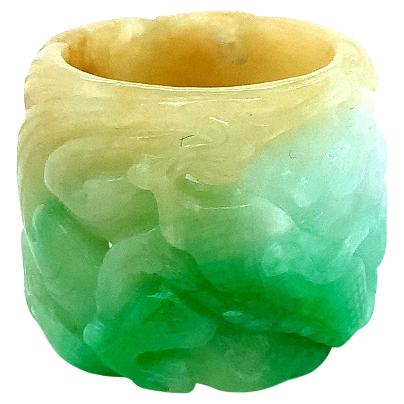 Jade "Archer's Ring" For Sale