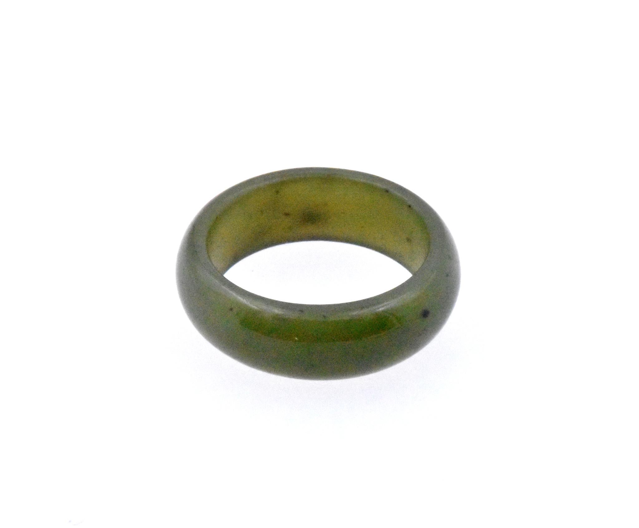 Women's or Men's Jade Band Ring