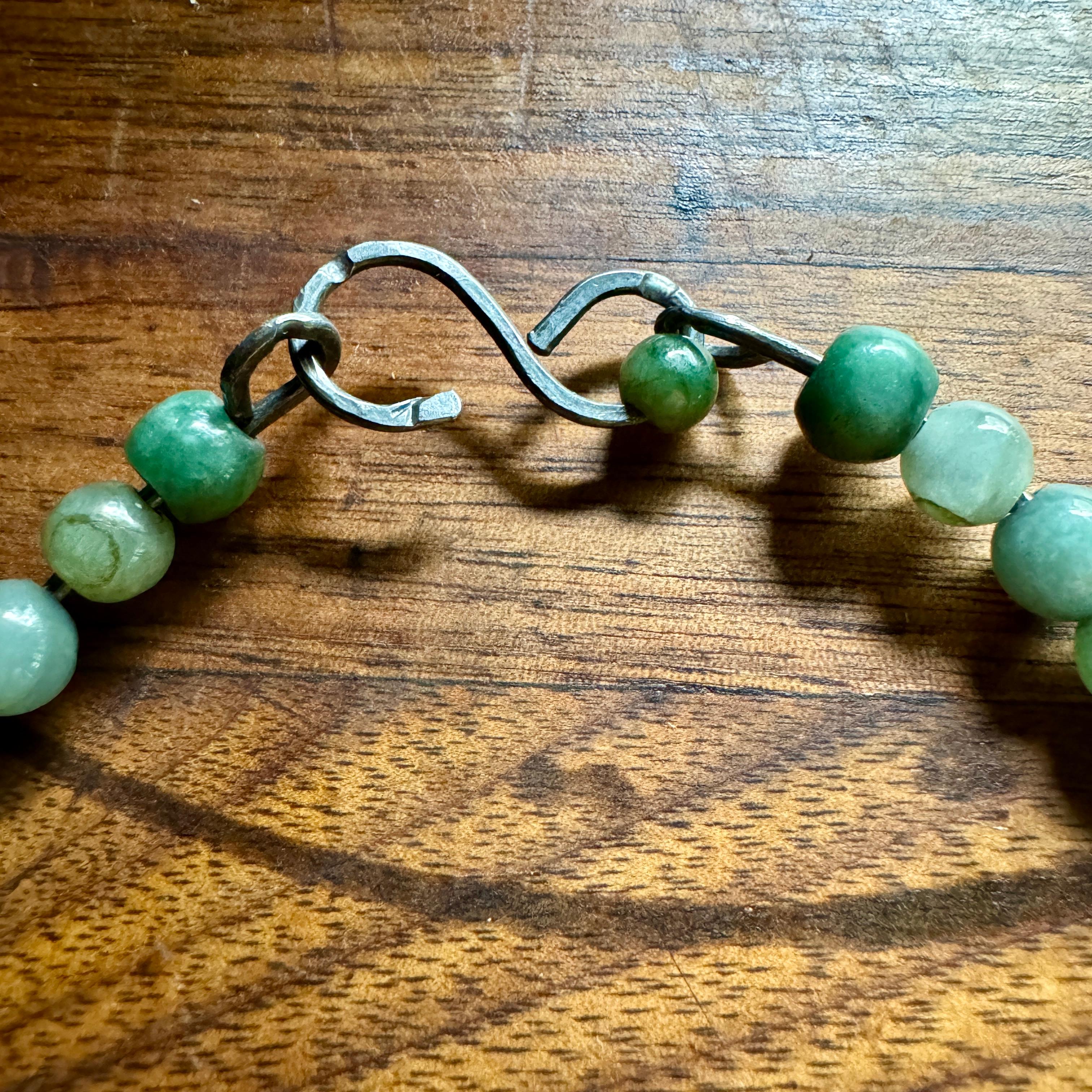 Jade, Bangle, Created with Ohio Steel & 18K Gold, 70mm, 9