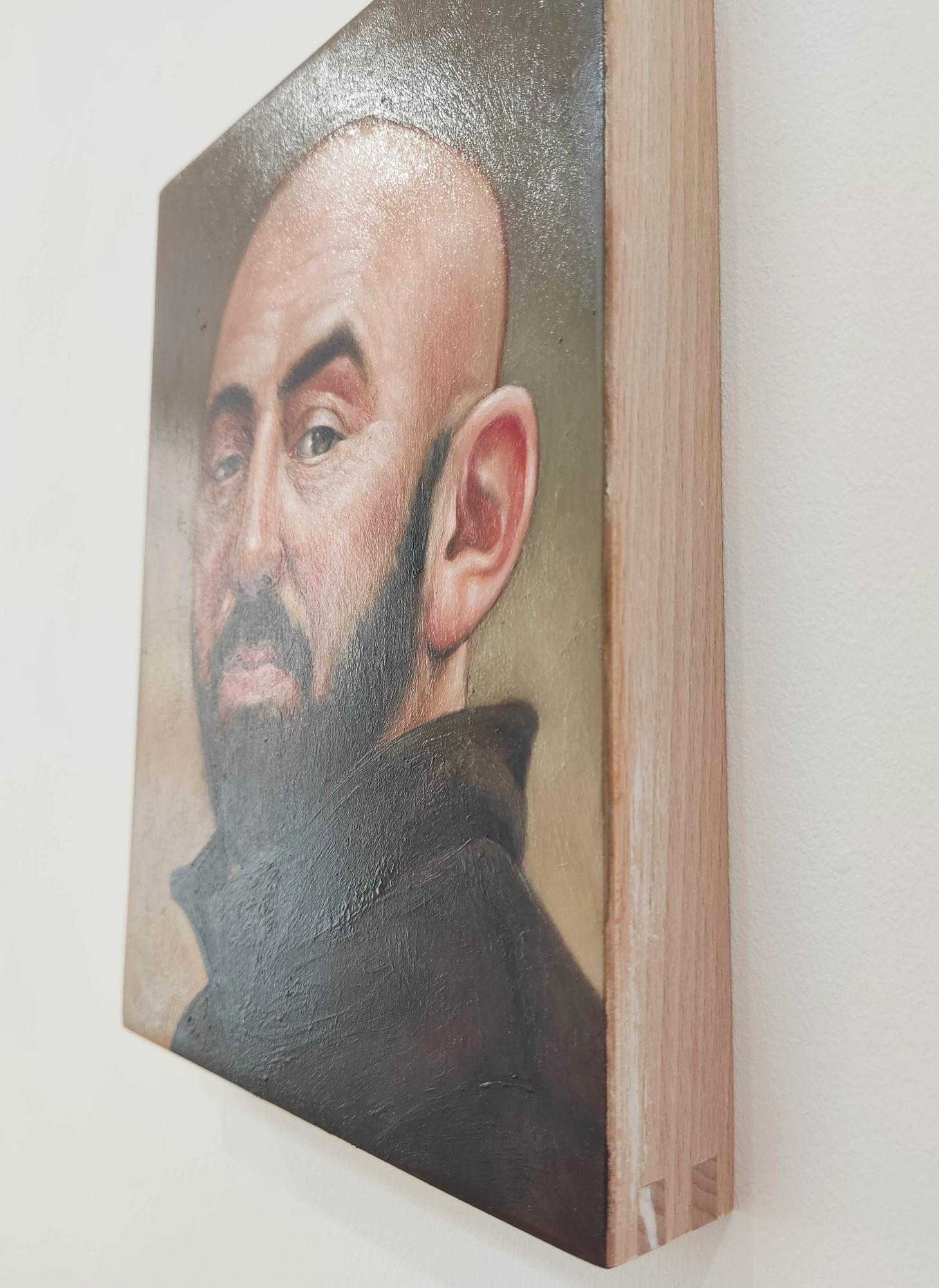 Le Forgeron, Pittura a olio, Figurativa, Realismo contemporaneo in vendita 3