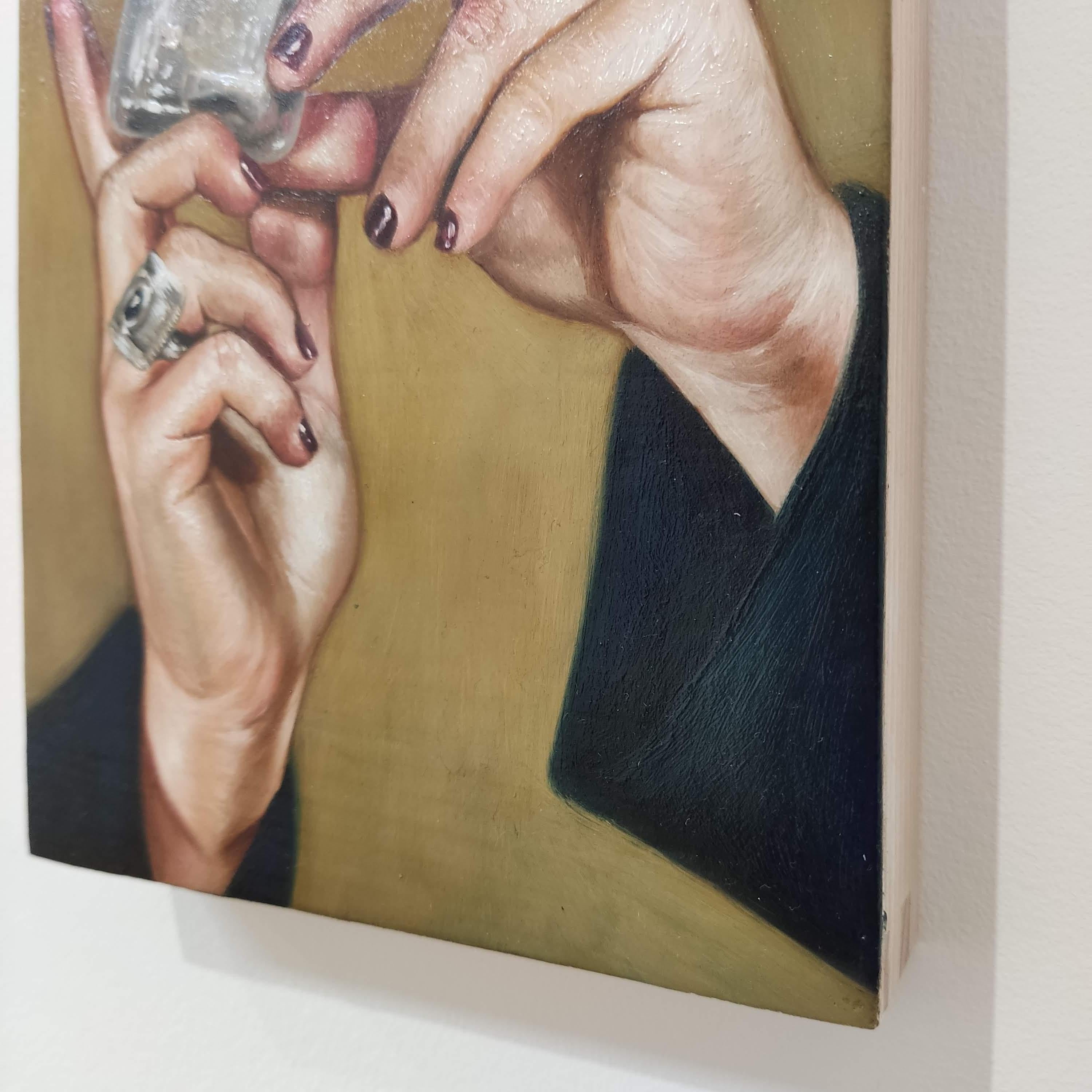 Ricqlès pour une sorcière, Pittura a olio, Figurativo, Realismo contemporaneo in vendita 2
