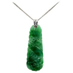 Jade Carving Pendant Necklace