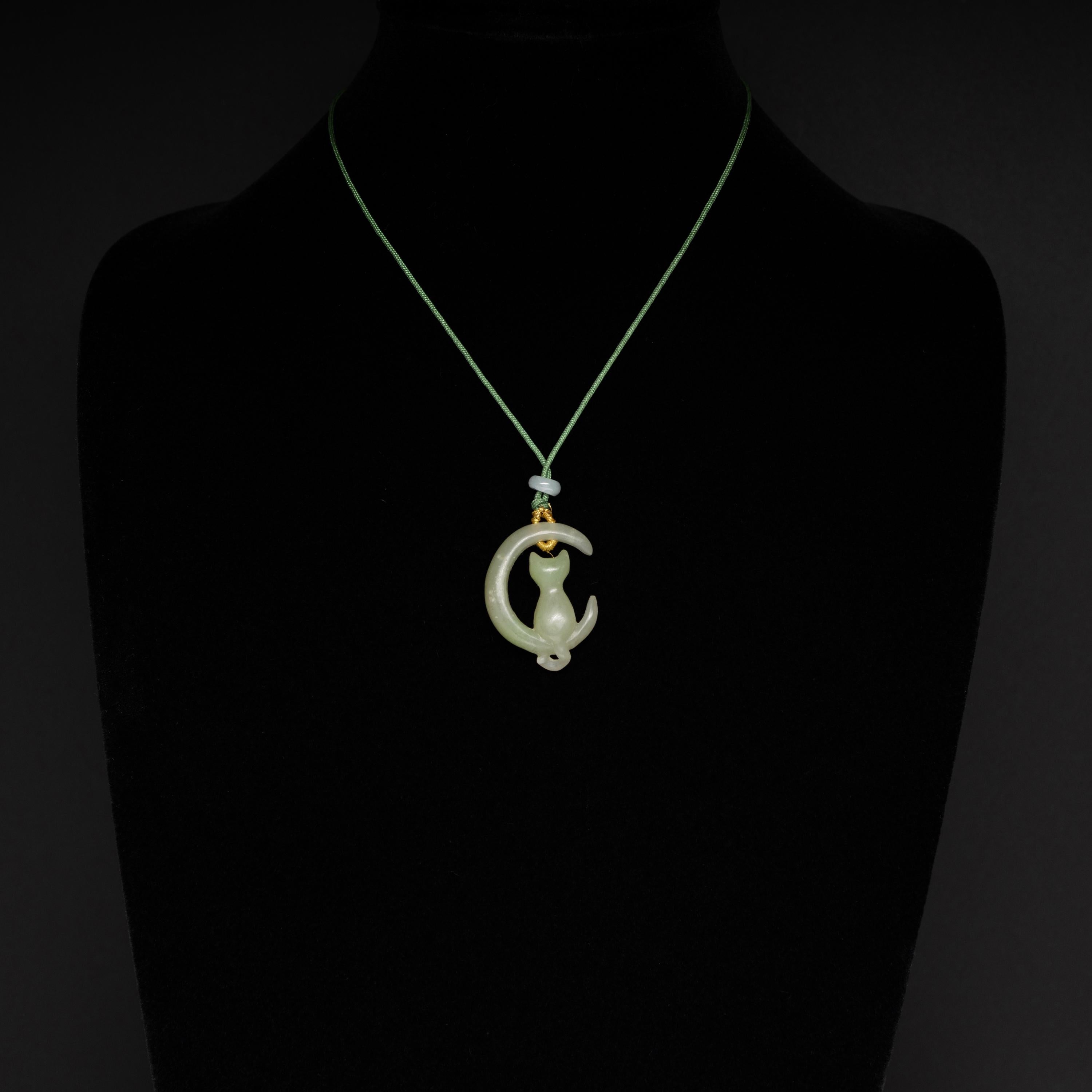 cat jade necklace