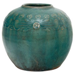 Antique Jade Chinese Salt Jar, c. 1900