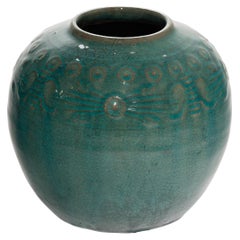 Antique Jade Chinese Salt Jar, c. 1900