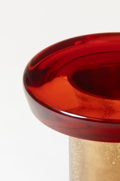 Jade Coffee Table High by Draga & Aurel Resin and Brass, 21st Century