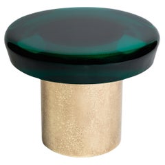 Jade Coffee Table High by Draga & Aurel Resin and Brass, 21st Century