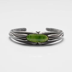 Jade Cuff Bracelet Certified Untreated Nephrite New & Unworn