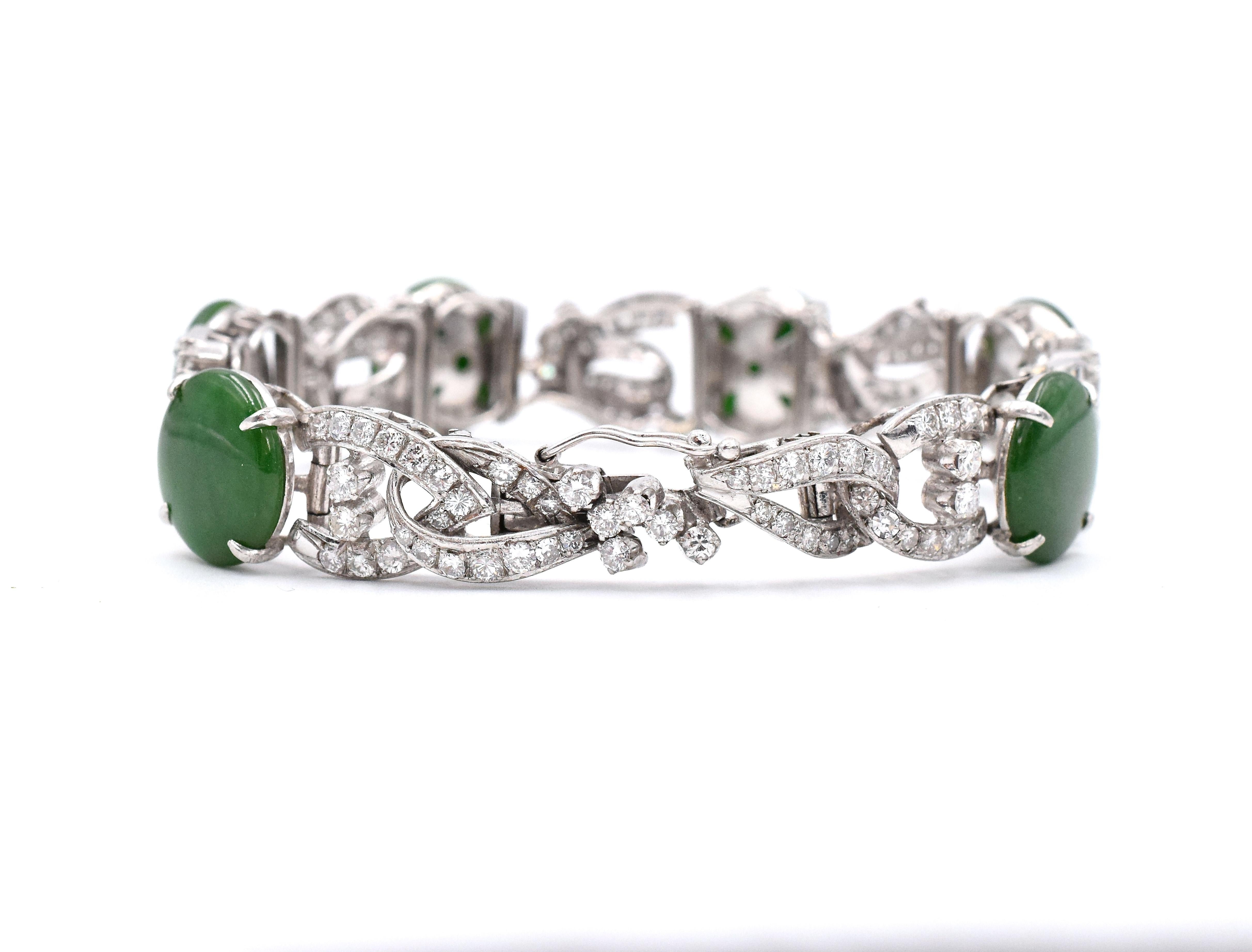 diamond jade bracelet