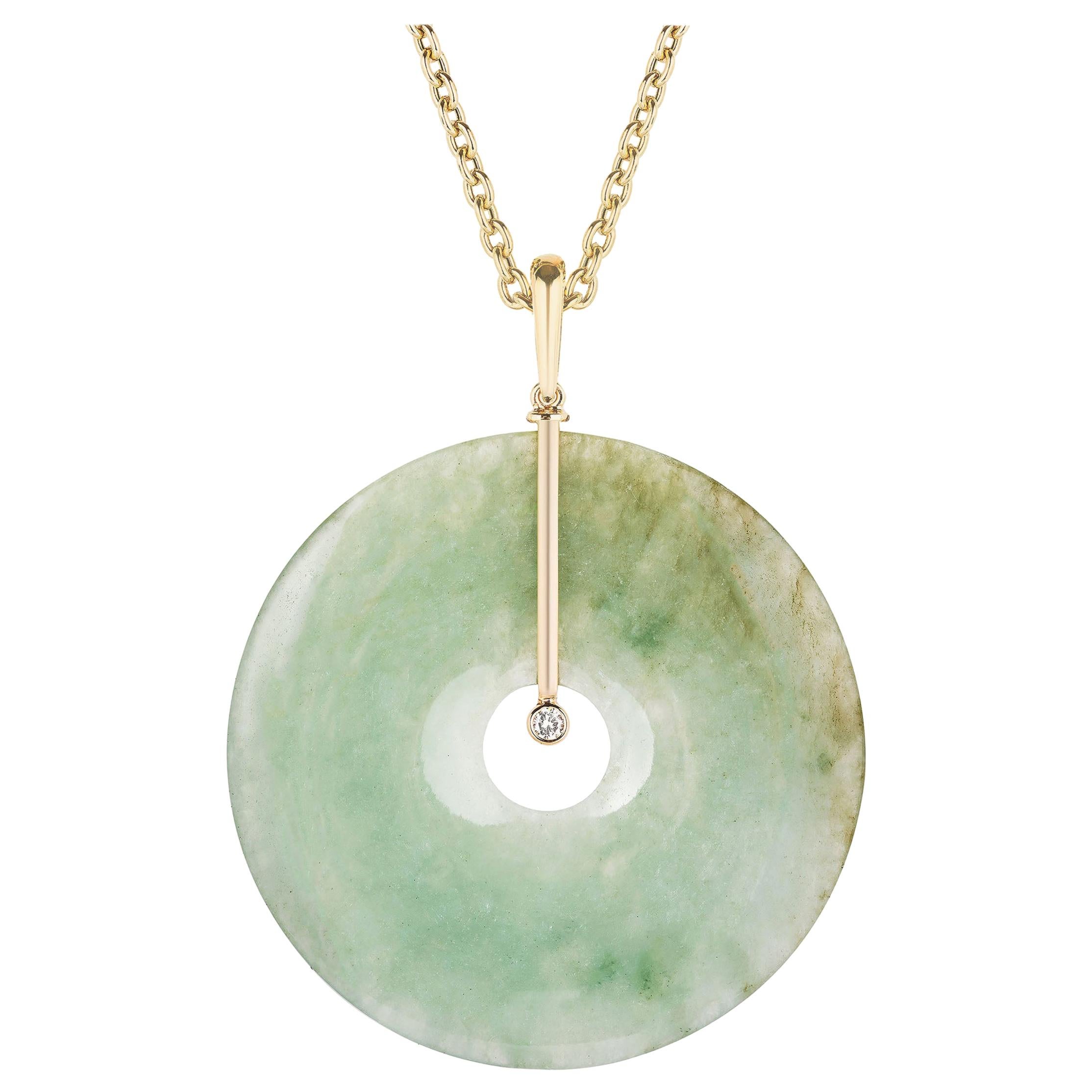 Goshwara Jade Donut Pendant