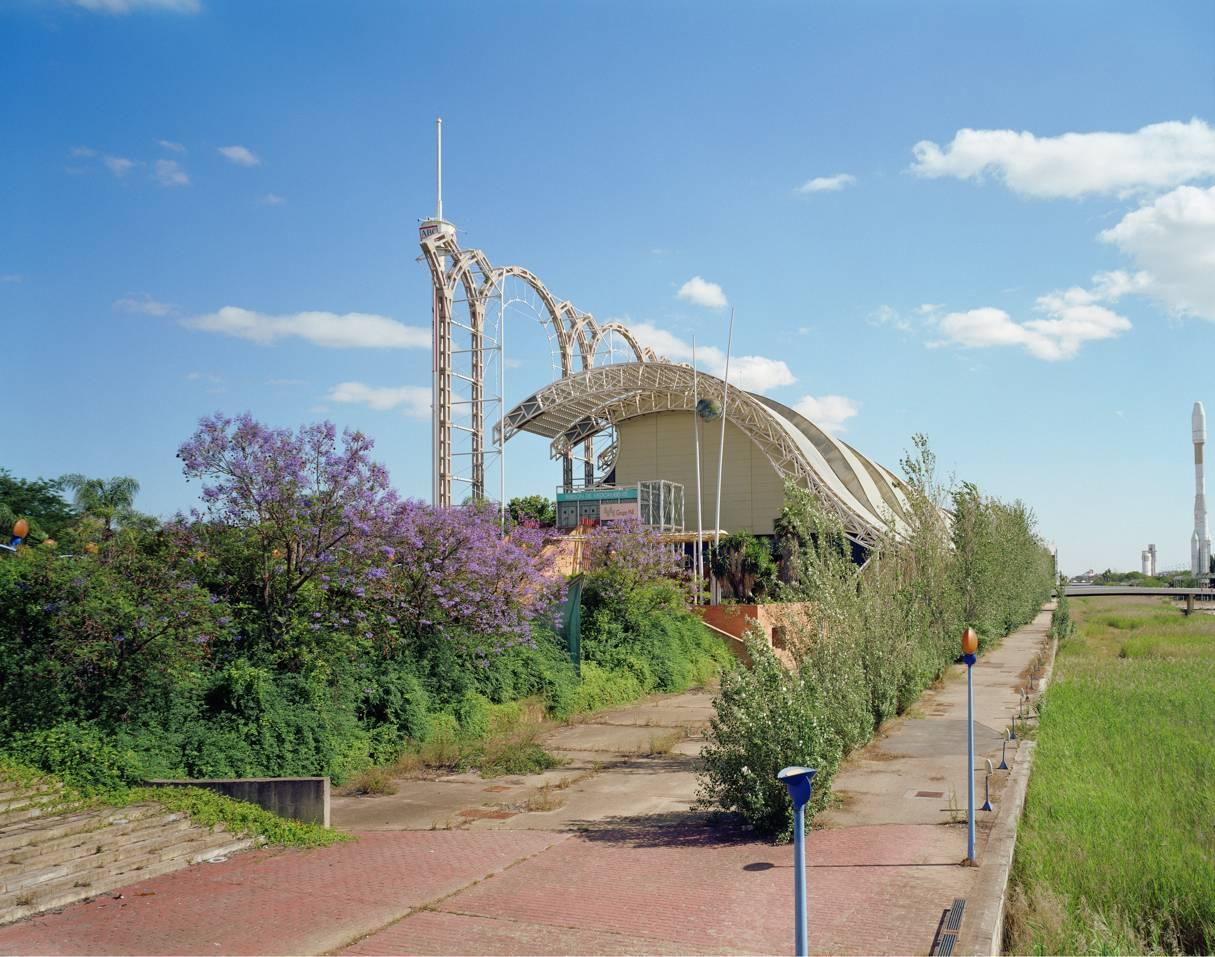 Jade Doskow Color Photograph - Seville 1992 World's Fair "The Age of Discovery" Environmental Pavillion