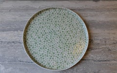 Jade Dots Porcelain Large Tray