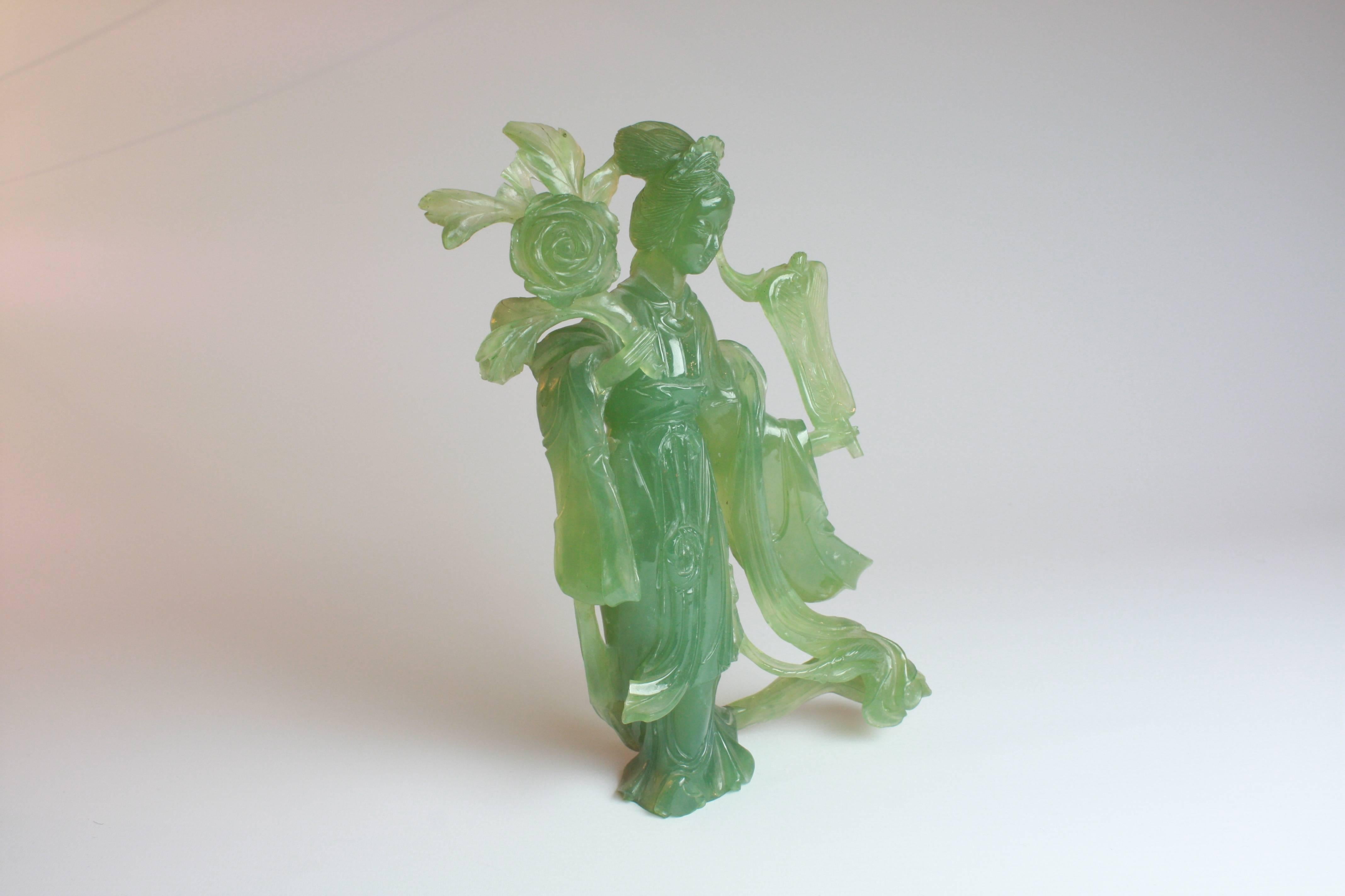 Jade Figure, Chinese Early 20th Century 1