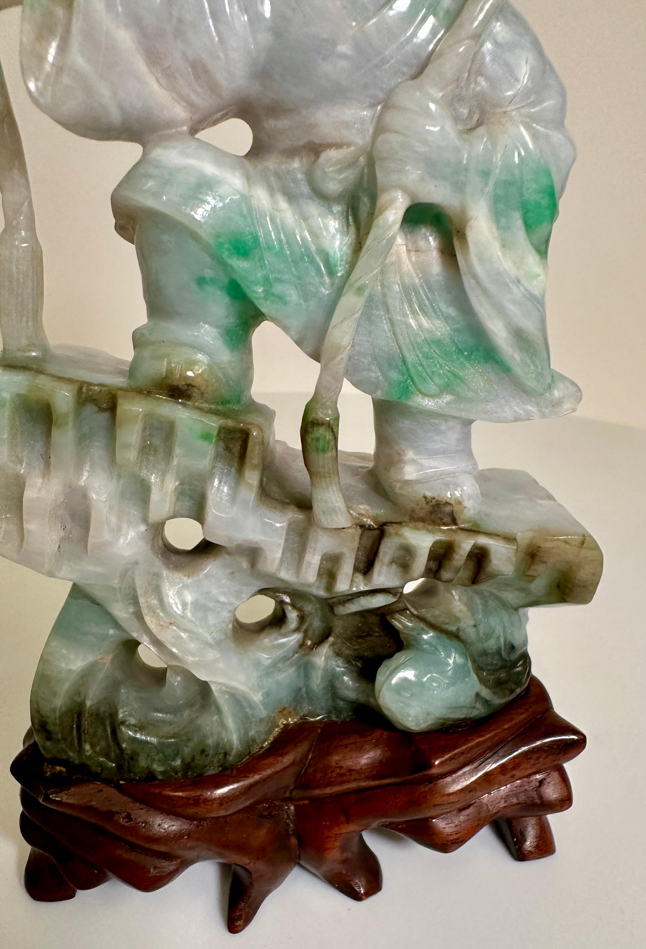Jade Figure, Early 20th Century For Sale 4