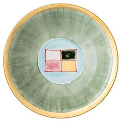 Ensaladera grande Jade Gold