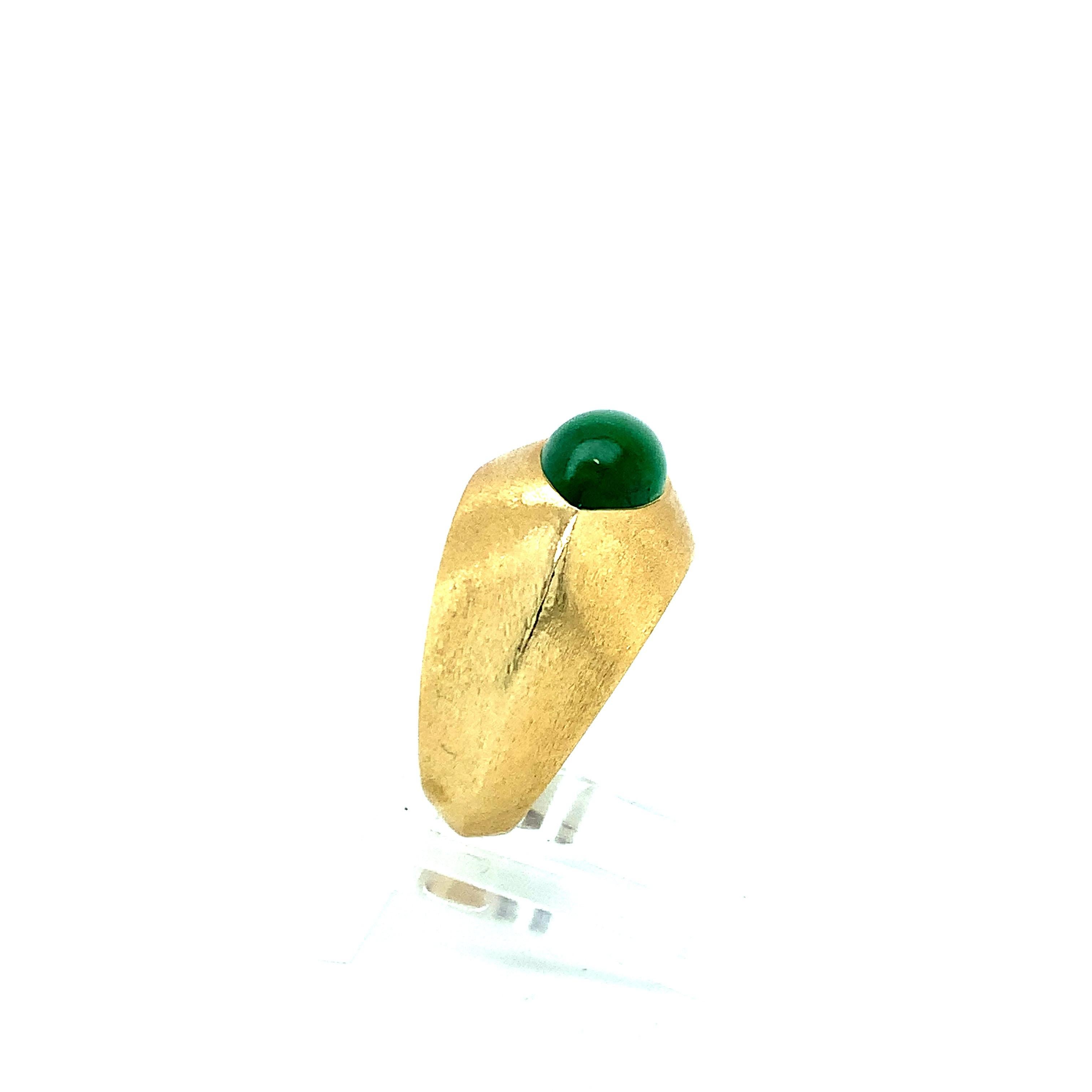 Jade Gold Ring For Sale 2