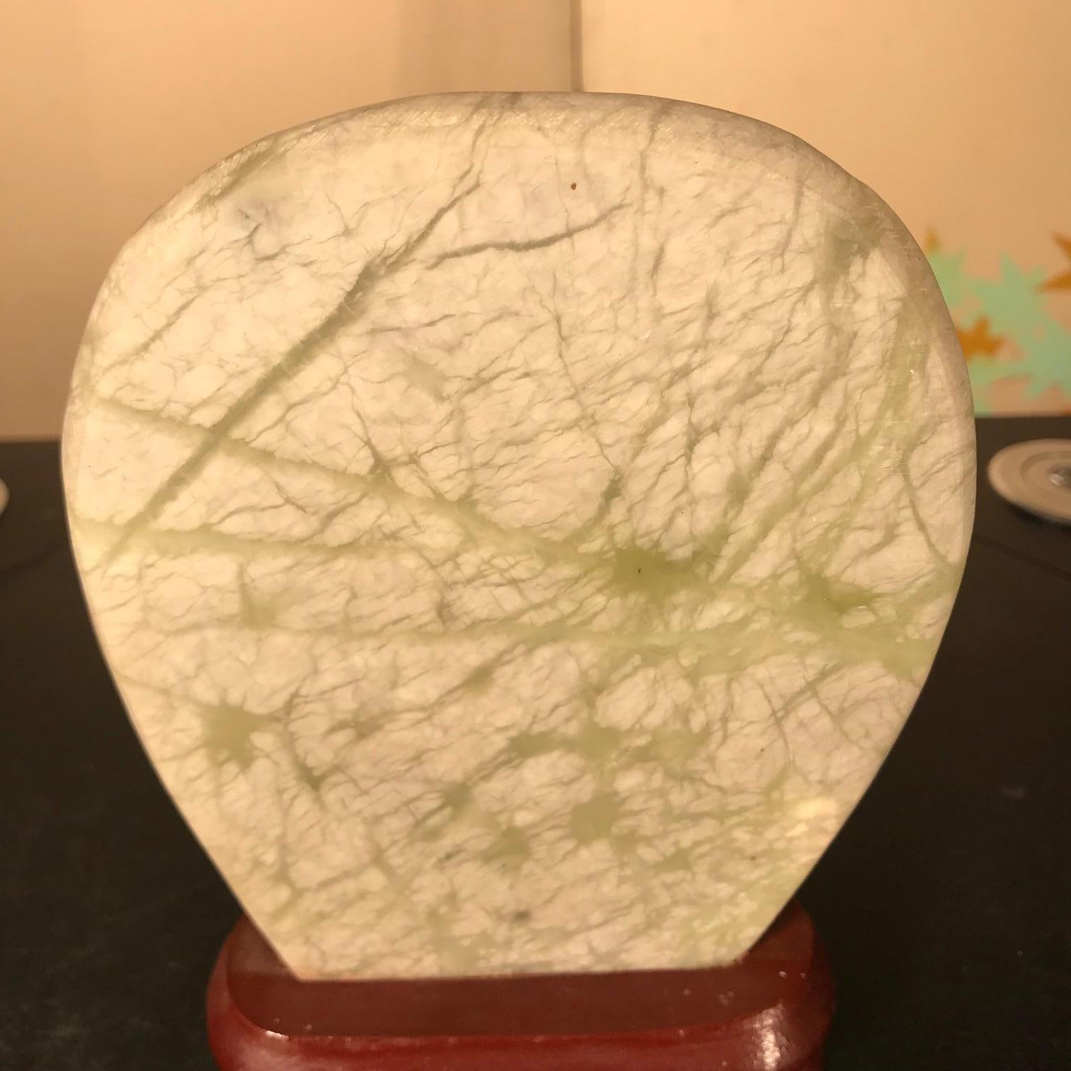 Jade grasses

This Chinese extraordinary natural round viewing stone from China is a completely natural stone that simply takes your breathe away! 

Found in Eastern China, it is also known as a painting stone Guo Hua as the Chinese believe these