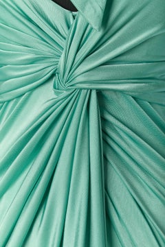 Jade green lycra jersey cocktail dress ALEXANDRE VAUTHIER