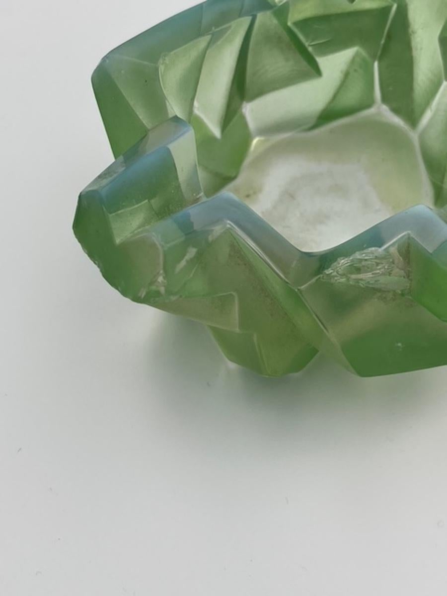 Jade Green Ruba Rombic Ashtray For Sale 5