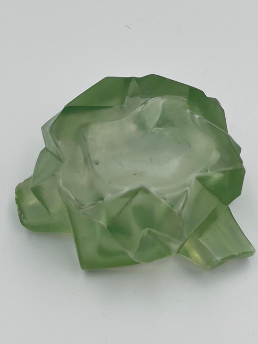 Jade Green Ruba Rombic Ashtray For Sale 1