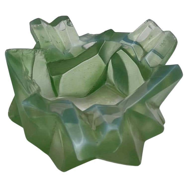 Jade Green Ruba Rombic Ashtray For Sale at 1stDibs