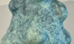 Vaso verde giada con interno metallico di Katie Braida