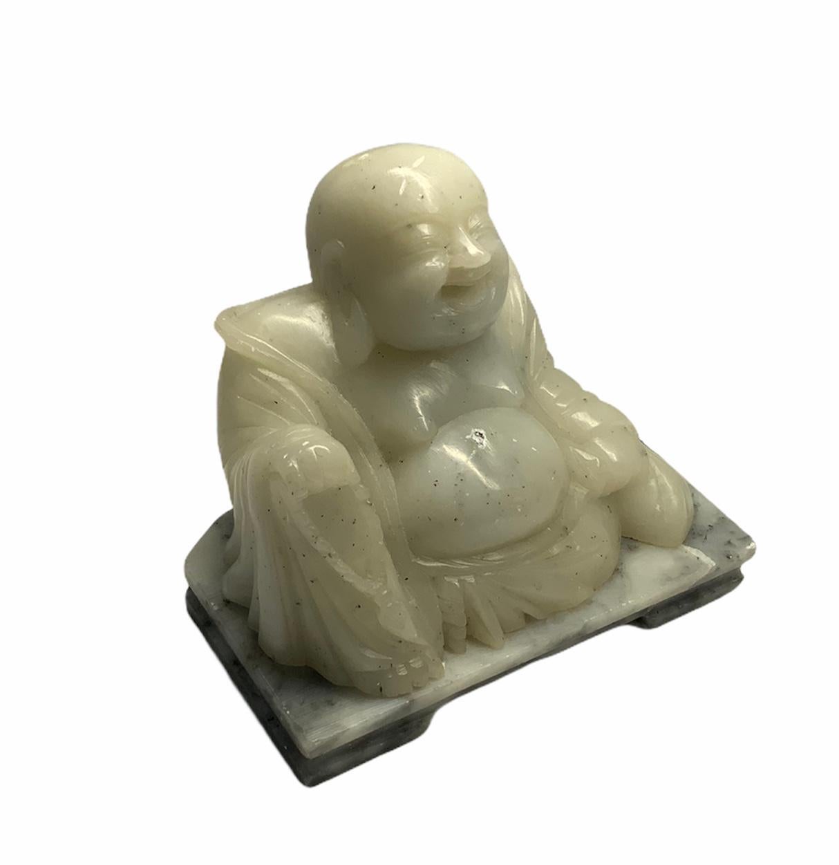 Chinese Jade Happy Buddha For Sale