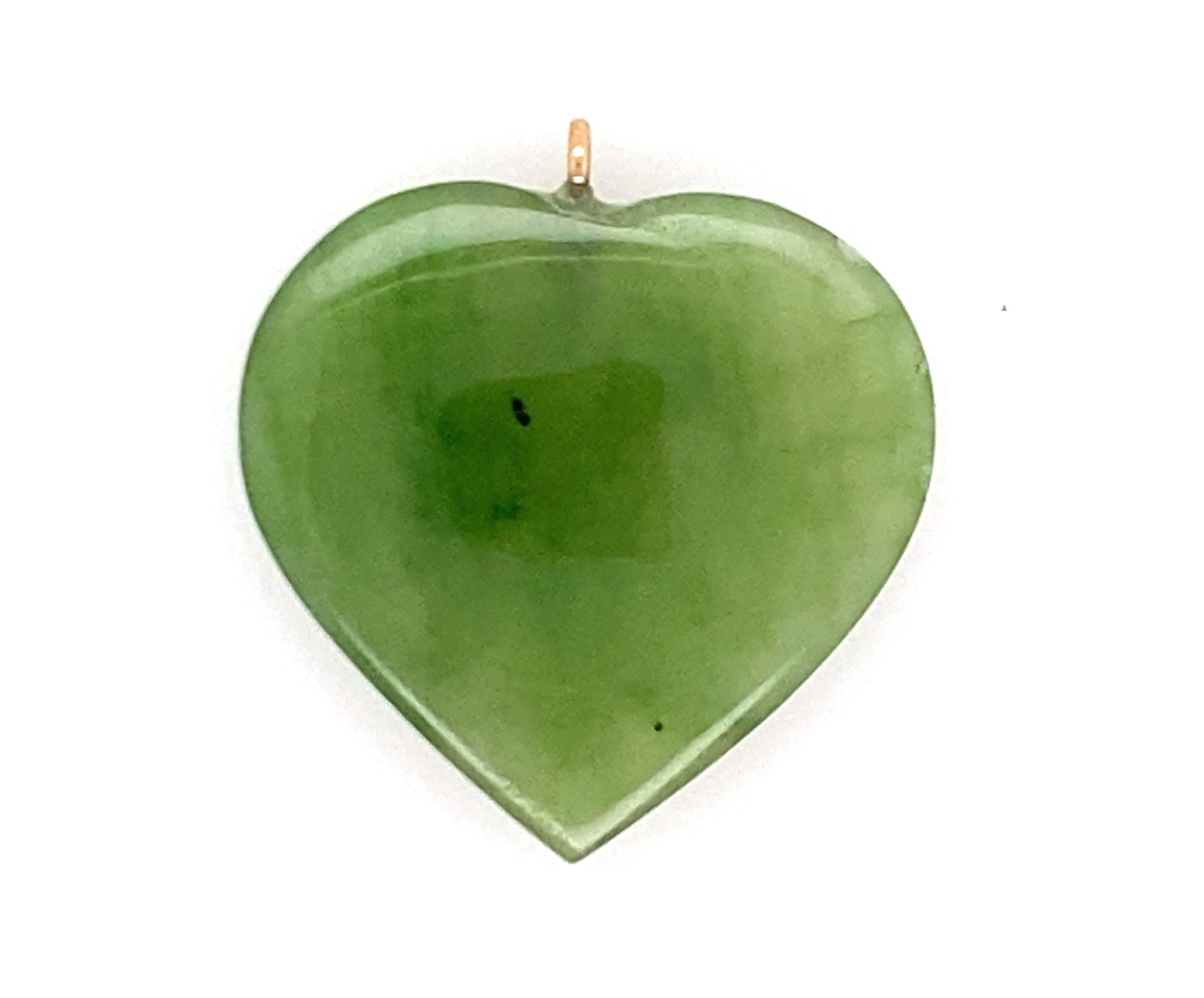 Jade Heart 14K Yellow Gold Necklace Pendant



Featuring a Beautiful Natural 20mm Heart Cut Jade Gemstone

100% Natural Gemstone

Solid 14K Yellow Gold

Simple Yet Elegant 

Excellent Condition

 

Your Pendant's Specs

Metal: 14K Yellow