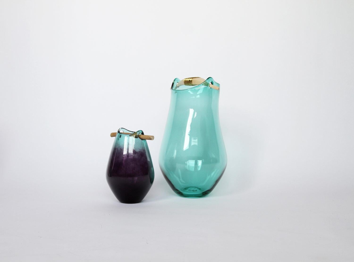 Organic Modern Jade Heiki Vase, Pia Wüstenberg For Sale