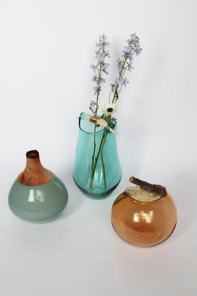 German Jade Heiki Vase, Pia Wüstenberg For Sale