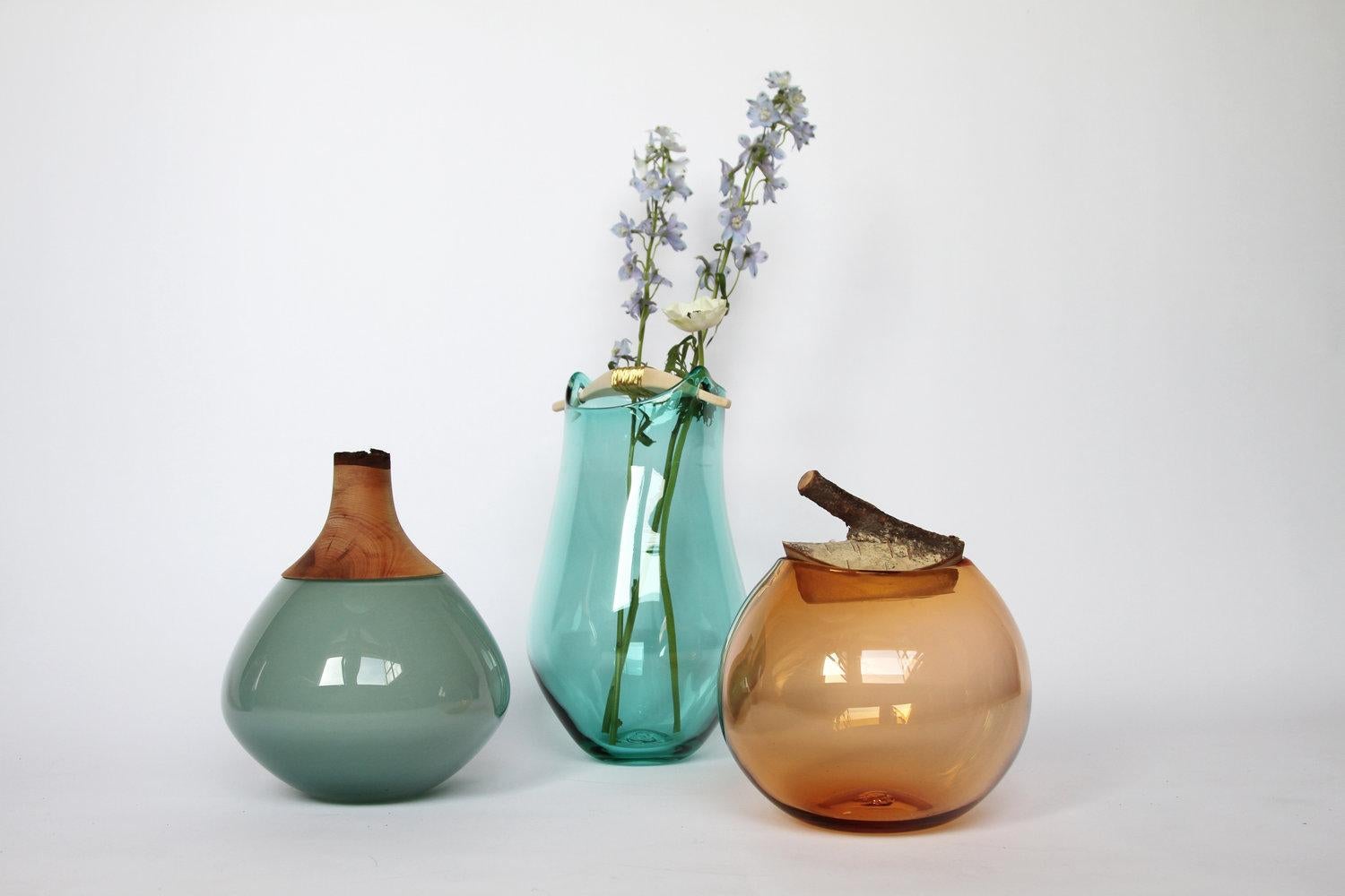 Jade Heiki Vase, Pia Wüstenberg In New Condition For Sale In Geneve, CH