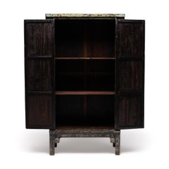 Armoire de dot chinoise en laque de jade, XIXe siècle