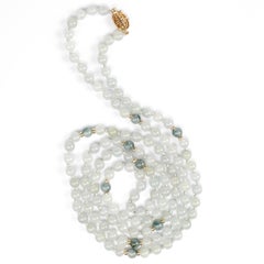 Jadeite Jade Necklace Water Jade Certified Untreated