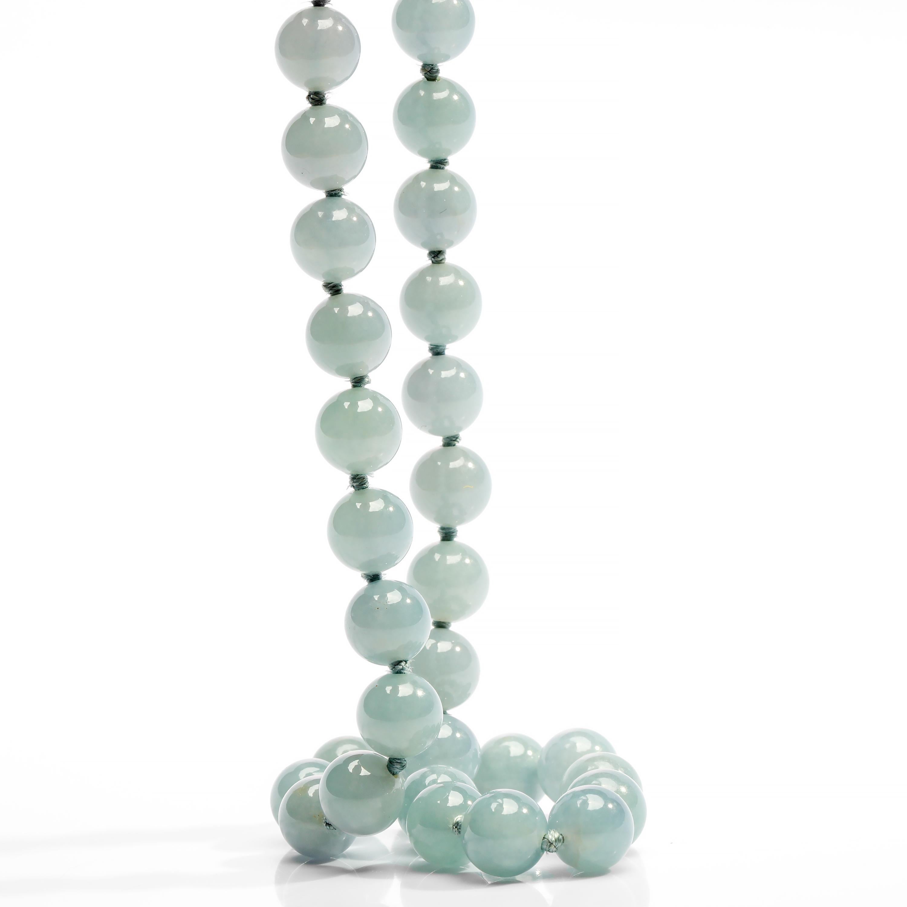 blue jade necklace