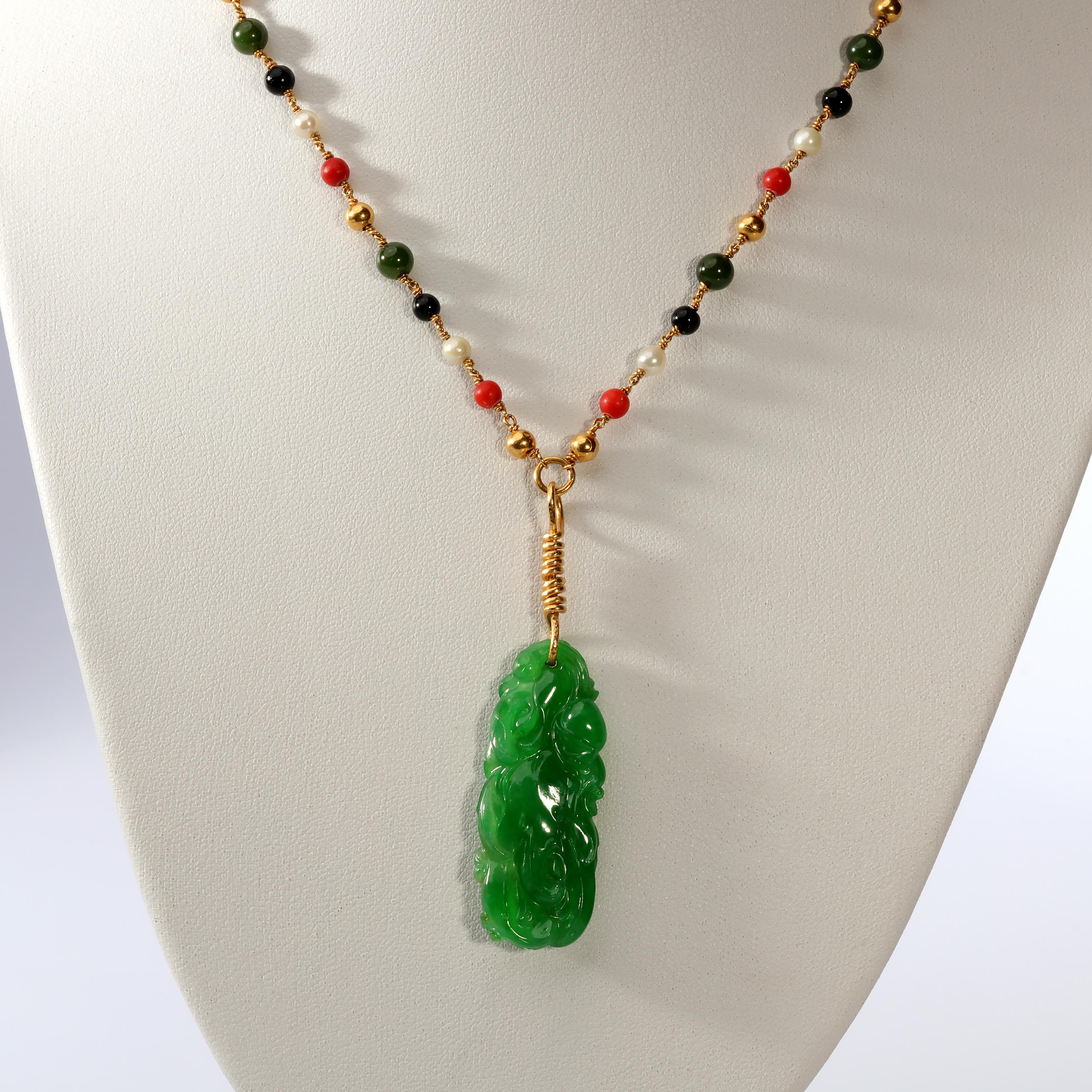 Jade Pendant as Seen in The New York Times and Town & Country 2