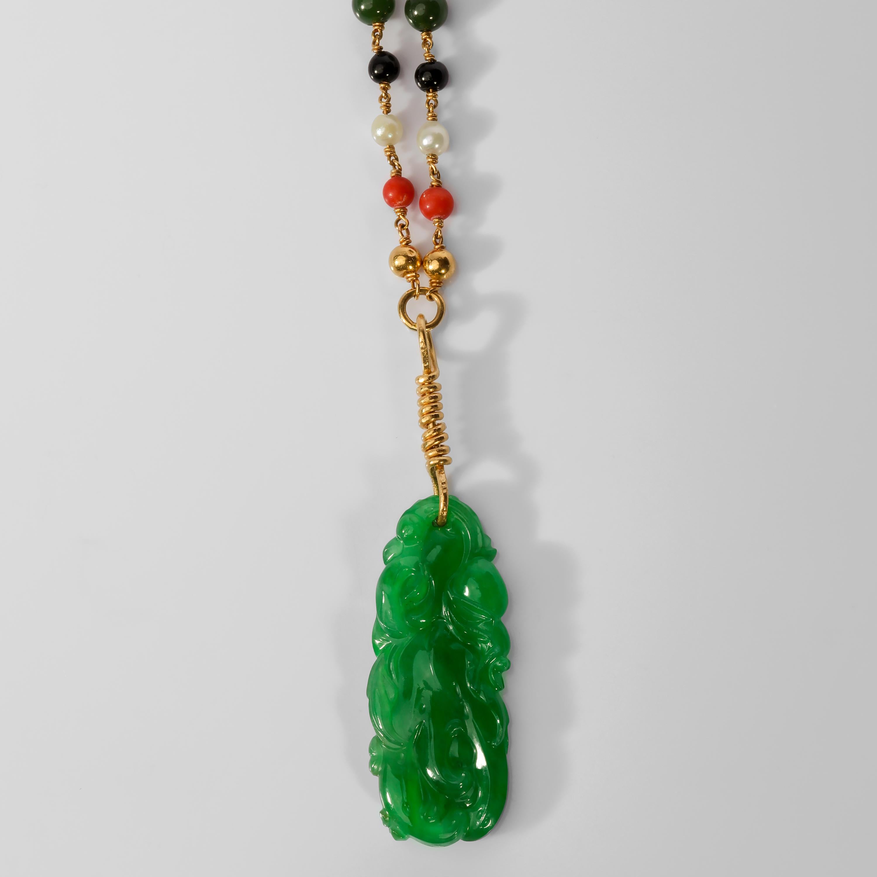 Jade Pendant as Seen in The New York Times and Town & Country 3