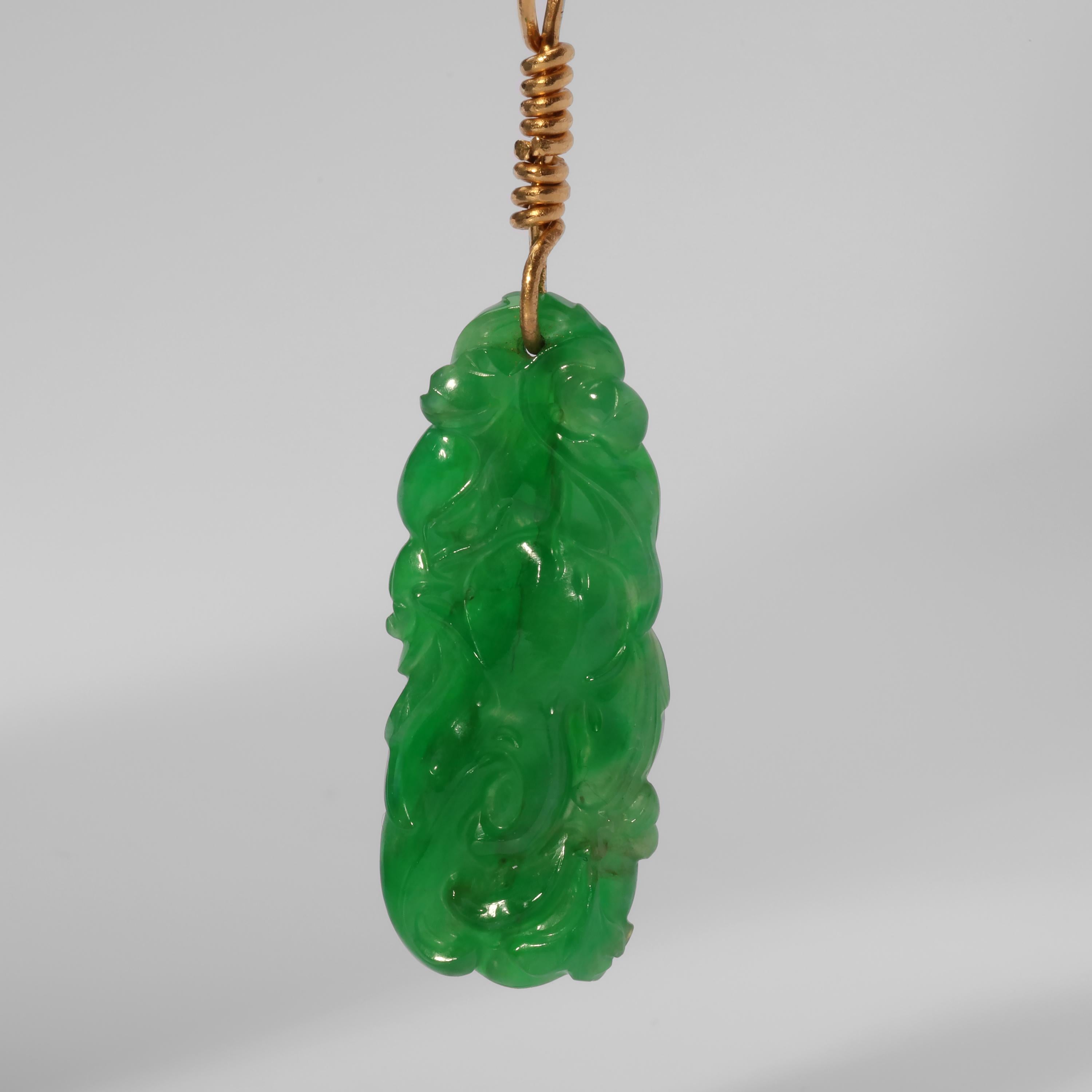 Women's or Men's Jade Pendant as Seen in The New York Times and Town & Country