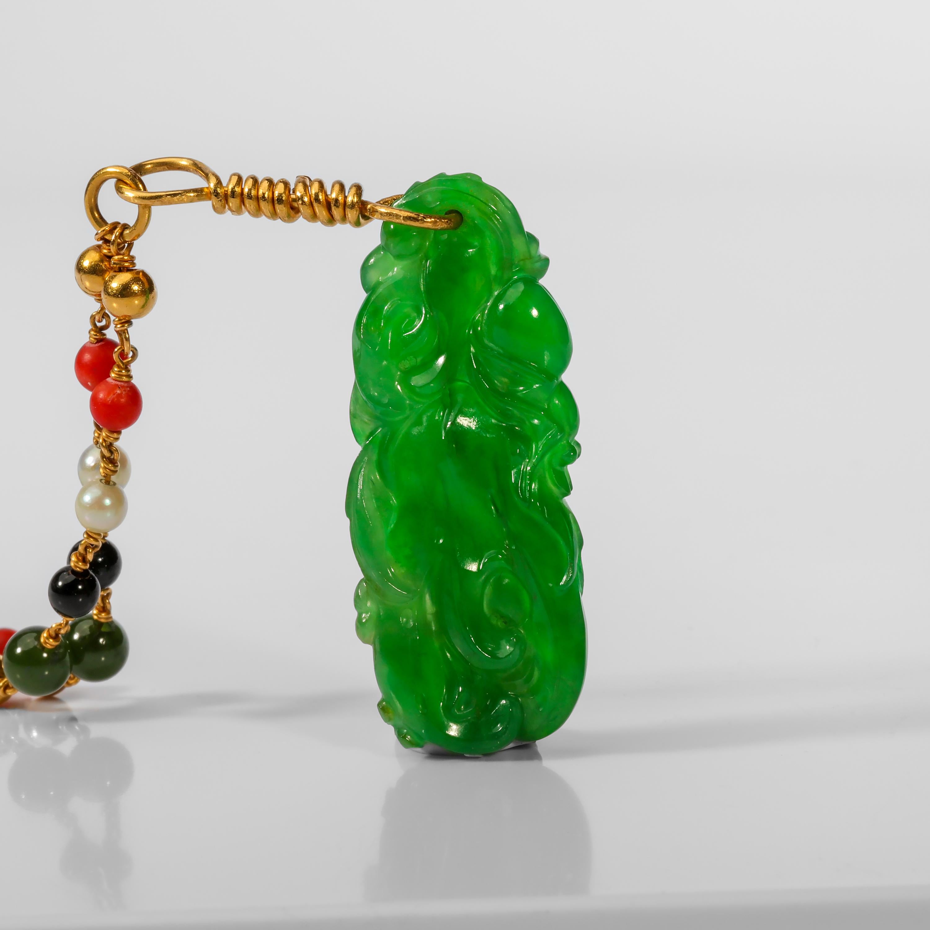 Jade Pendant as Seen in The New York Times and Town & Country 1