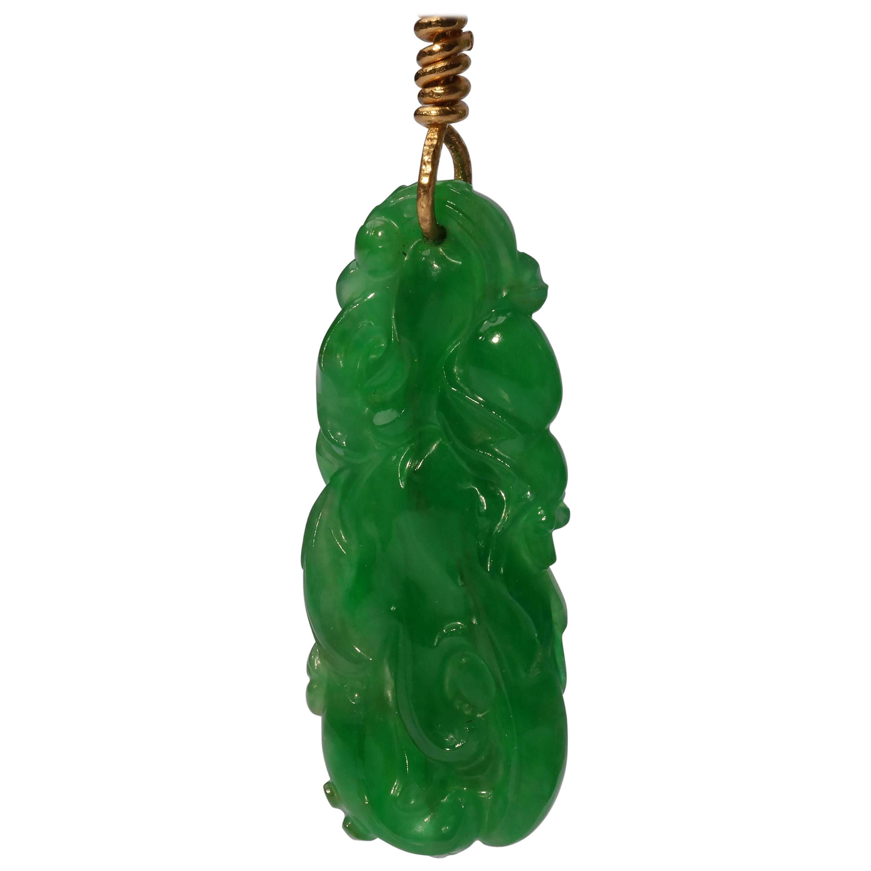 Jade Pendant as Seen in The New York Times and Town & Country