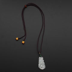 Jade Pendant Certified Untreated Jadeite Ultra Translucent