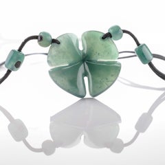 Jade Pendant Certified Untreated Rare Blue Carving